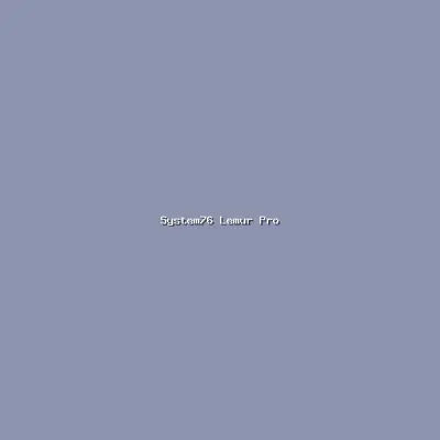 System76 Lemur Pro